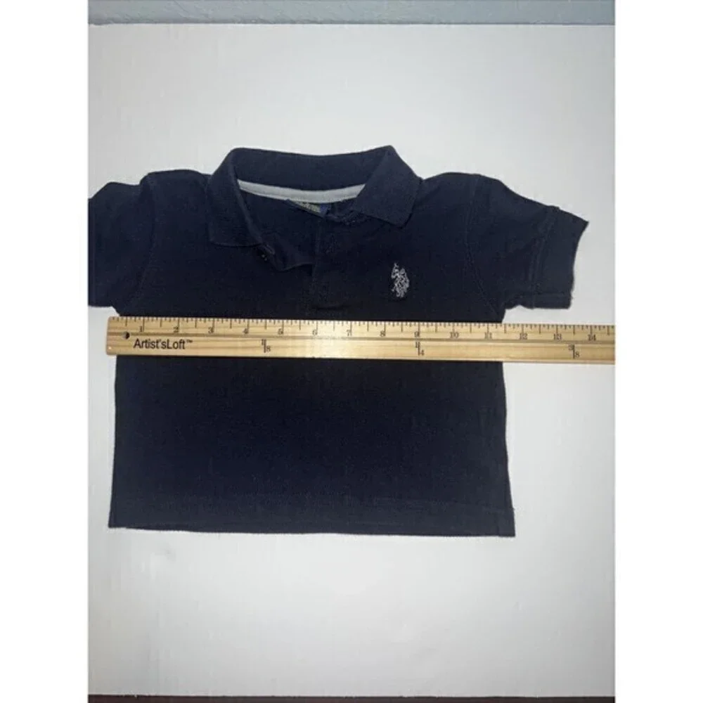 Polo‎ Ralph Lauren Boys Blue Polo Size 6-9 Months Big Horse Logo